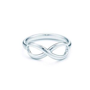 Tiffany & co sterling silver infinity ring